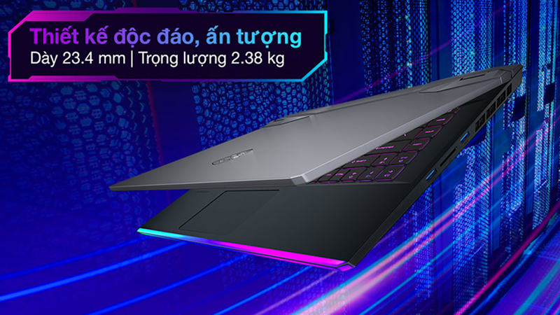 MSI Gaming GE66 Raider với thiết kế ấn tượng